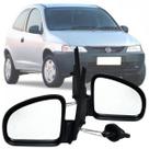 Par Kit Retrovisor Lateral Chevrolet Celta 2000 2001 2002 2003 2004 2005 2006 com Controle Interno Manual