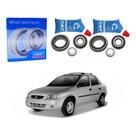 Par Kit Rolamento Roda Corsa Sedan 1.0 1.6 2000 A 2002