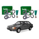 Par Kit Rolamento Roda Dianteira Escort 1.8 1989 A 1992