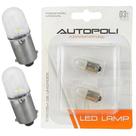 Par Lâmpada 69 Led BA9 12V 9W Branco
