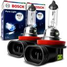Par Lâmpada Automotiva Halógena H11 Pure Light 12V 55W Bosch