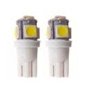 Par Lâmpada Automotiva Pingão Torre T10 5led12v Super Branca