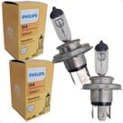 Par Lâmpada Farol Alto e Baixo H4 12v 55w Philips Par Lâmpada Farol Alto e Baixo H4 12v 55w Philips