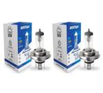 Par Lâmpada H4 Halogena P43t 12v 60/55w Farol Baixo e Alto