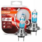 Par Lâmpada Halógena Osram Night Breaker Laser +150% Luz H7 55W 12V Blister