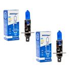 Par Lâmpada Halógena Super Branca 8500k H1 55w Shocklight Par Lâmpada Halógena Super Branca 8500k H1 55w Shocklight