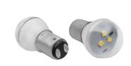Par Lâmpada LED 2 polos 1034 12V 3W Lanterna e freio cor Branca Auto Poli AU023