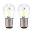 Par Lâmpada Led Cob 2 Polos Filamento Vidro Lanterna Freio