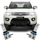 Par Lâmpada LED Farol Baixo L200 Triton 2008/2016 6500k Haloway Par Lâmpada LED Farol Baixo L200 Triton 2008/2016 6500k Haloway