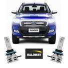 Par Lâmpada LED Farol Baixo Ranger 2017/2019 6500k Haloway
