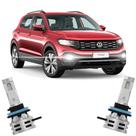 Par Lâmpada LED Farol Milha T-Cross 2019/2021 6500k Haloway