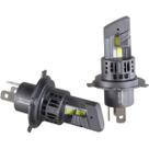 Par Lâmpada LED Shocklight Nano Farol S14X H4 H19 6500K 5000Lm 12V 22W Luz Branco Frio Farolete