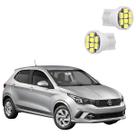 Par Lâmpada Led T10 8 Leds Pingo T10 Branco Branco-frio