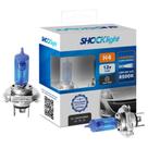 Par Lampada Shocklight Halogena Super Branca H4 12v 60/55w