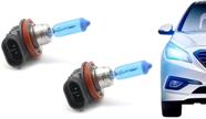 Par lâmpada super branca h11 12v 8500k