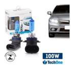 Par Lampada Super Branca H11 8500k Xenon 12v 100w Tech One