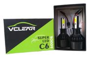 Par lampada super led h3 6000k c6