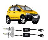 Par Lampada Super Led H4 CrossFox 2003 até 2007