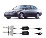 Par Lampada Super Led H4 Honda Civic 1992 até 2003