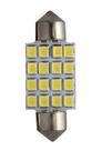 Par Lâmpada Torpedo TG 1014002 16 Leds Luz Teto Placa Super Branca 36mm Tiger Auto Par Lâmpada Torpedo TG 1014002 16 Leds Luz Teto Placa Super Branca 36mm Tiger Auto