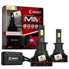 Par Lâmpada Ultra Led Power Max Farol 10000 lumens 12v 24v H1 H3 H7 H8 H11 H16 9006 9012