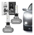Par Lâmpada Ultra Led Titanium H1 6000k 10000lm Shocklight