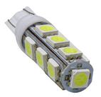 Par Lâmpadas 13 Leds T10-9 Pingo 1 Polo 5w 12v Luz Branca TIGER AUTO