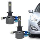 Par Lâmpadas H1 Farol Alto Chery Tiggo Ultra Led 10000 Lumens Canbus Canceller Não Acusa 2013 2014 2015 2016