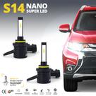 Par Lâmpadas HB4 Farol Baixo Toyota Corolla 2008 2009 2010 2011 2012 Super Led Mini Nano 6000k Sem Adaptar Furar Tampa Shocklight S14