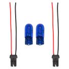 Par Lâmpadas Pingão T10 Super Branca Azul 8500K 12V 5W com Soquetes T10