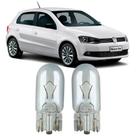 Par Lâmpadas Pingo Original Esmagada T10 12v 5w 2825 Gol G6 Faroleta Teto Placa Lanterna