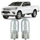 Par Lâmpadas Pingo Original Esmagada T10 12v 5w 2825 Hilux Faroleta Teto Placa Lanterna