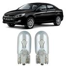 Par Lâmpadas Pingo Original Esmagada T10 12v 5w 2825 JAC J5 Faroleta Teto Placa Lanterna