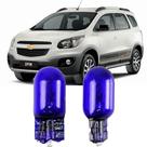 Par Lâmpadas Pingo Super Branca Esmagada T10 Chevrolet Spin Faroleta Teto Placa Lanterna