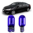 Par Lâmpadas Pingo Super Branca Esmagada T10 Citroen C4 Faroleta Teto Placa Lanterna