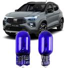 Par Lâmpadas Pingo Super Branca Esmagada T10 Fiat Pulse Faroleta Teto Placa Lanterna