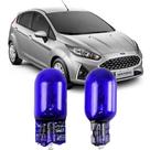 Par Lâmpadas Pingo Super Branca Esmagada T10 Ford Fiesta Faroleta Teto Placa Lanterna
