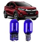 Par Lâmpadas Pingo Super Branca Esmagada T10 Honda WRV Faroleta Teto Placa Lanterna