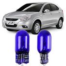 Par Lâmpadas Pingo Super Branca Esmagada T10 JAC J3 Faroleta Teto Placa Lanterna