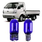 Par Lâmpadas Pingo Super Branca Esmagada T10 Kia Bongo Faroleta Teto Placa Lanterna