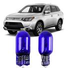 Par Lâmpadas Pingo Super Branca Esmagada T10 Mitsubishi Outlander Faroleta Teto Placa Lanterna