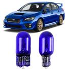 Par Lâmpadas Pingo Super Branca Esmagada T10 Subaro WRX Faroleta Teto Placa Lanterna