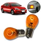 Par Lâmpadas Pisca Seta 1 Polo Ambar 12v 21w BAU15S Jac J5