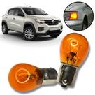 Par Lâmpadas Pisca Seta 1 Polo Ambar Renault Kwid 2018/2020
