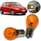 Par Lâmpadas Pisca Seta 1 Polo Ambar VW Gol G5 Todos