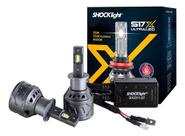 Par lâmpadas super led s17x shocklight 5500lm 6500k 9-32v encaixes