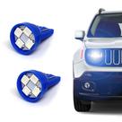 Par Lâmpadas T10 Led Azul 12V Lanterna Meia Luz Farolete Presença Barato Custo Benefício