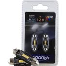 Par Lâmpadas Torpedo 42mm Led Smd Branco 6000k Teto Canbus Par Lâmpadas Torpedo 42mm Led Smd Branco 6000k Teto Canbus