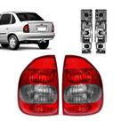 Par Lanterna Corsa Sedan Classic 2000 A 2010 Fume + Soquete Par Lanterna Corsa Sedan Classic 2000 A 2010 Fume + Soquete