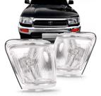 Par lanterna dianteira hilux sw4 1992 a 1996 cristal aro cinza